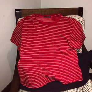 Red striped shirt (fits kinda big)